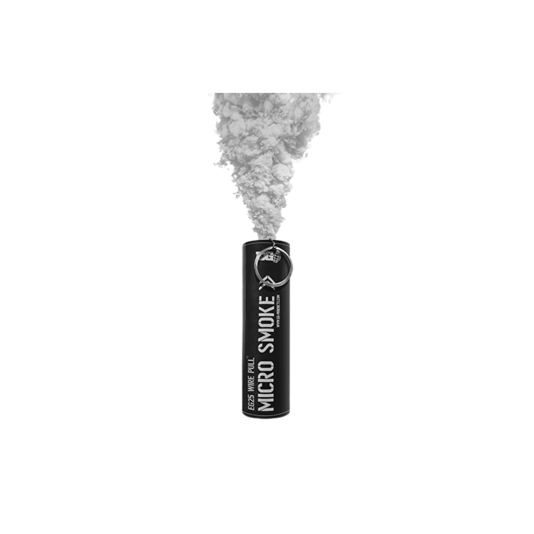 EG25 Wire Pull Micro Smoke Grenade - White