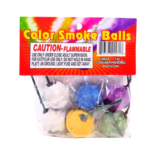 alt="color smoke balls firework at nj fireworks store near nyc"