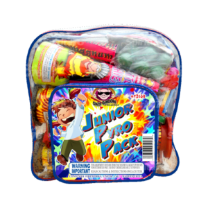alt="junior pyro pack backpack fireworks for kids at nj fireworks store near nyc"